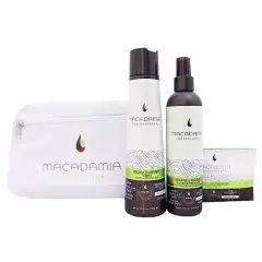 Набор для тонких волос в белой косметичке, 1 шт Macadamia Professional (США) купить по цене 3 919 руб.