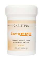 Christina Elastin Collagen Carrot Oil Moisture Cream with Vit A, E  and  HA - Увлажняющий крем с морковным маслом, коллагеном и эластином 250 мл Christina (Израиль) купить по цене 3 430 руб.
