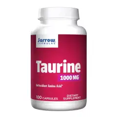 Аминокислота Таурин 1000 мг, 100 капсул Jarrow (США) купить по цене 1 640 руб.