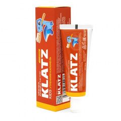 Klatz Kids - Зубная паста утренняя карамель без фтора 48 мл Klatz (Россия) купить по цене 161 руб.