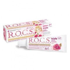 R.O.C.S Kids 3-7 years Sweet Princess - Зубная паста с ароматом Розы 45 гр R.O.C.S. (Россия) купить по цене 285 руб.