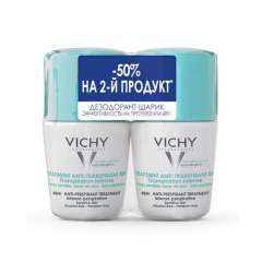 Vichy Deodorant - Дезодорант 48 ч против избыточного потоотделения 2*50 мл Vichy (Франция) купить по цене 1 949 руб.